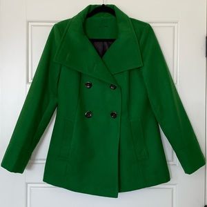 Gorgeous Green Calvin Klein Coat Size Medium